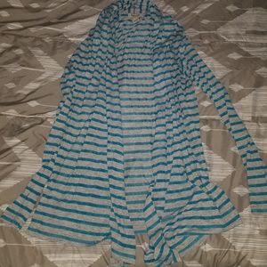 Vertigo blue and Gray short duster